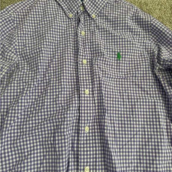 Ralph Lauren Purple Gingham Button Down Shirt S - Picture 4 of 5